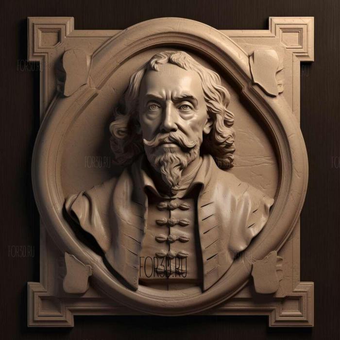 William Harvey 1 stl model for CNC